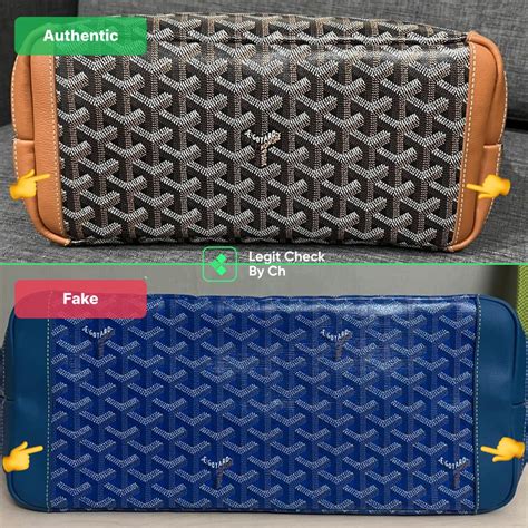 real goyard wallet vs fake|legit check goyard tote.